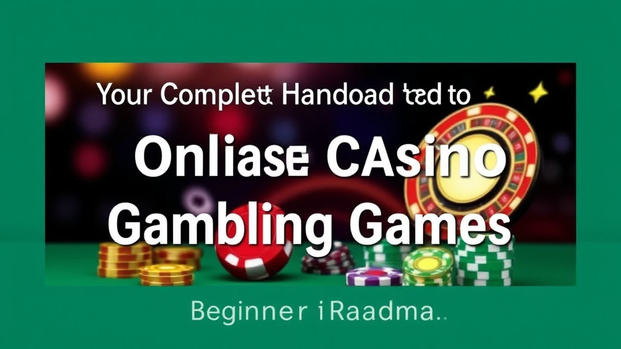 Your Complete Handbook to Online Casino Gambling Games: A Beginner's Roadmap