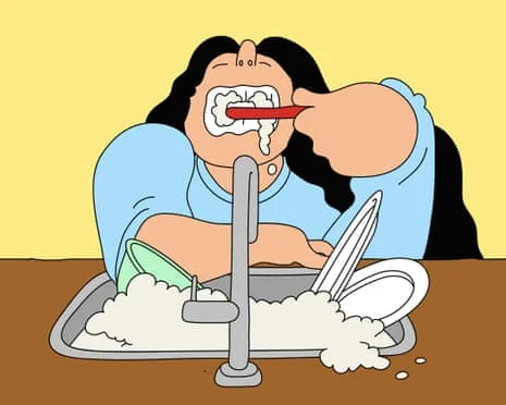 Should Our Housemate Avoid Cleaning Their Teeth at the Kitchen Basin?