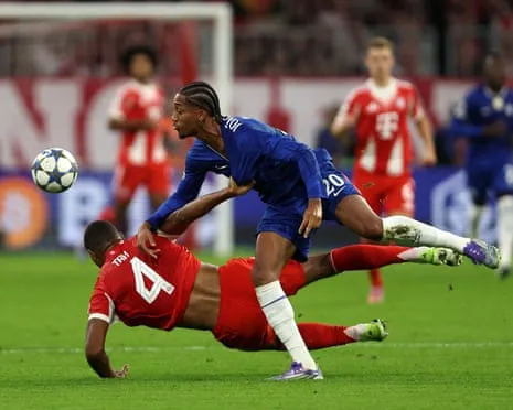 Chelsea's manager rages when the German giants center-back Jonathan Tah escapes red card in Champions League defeat